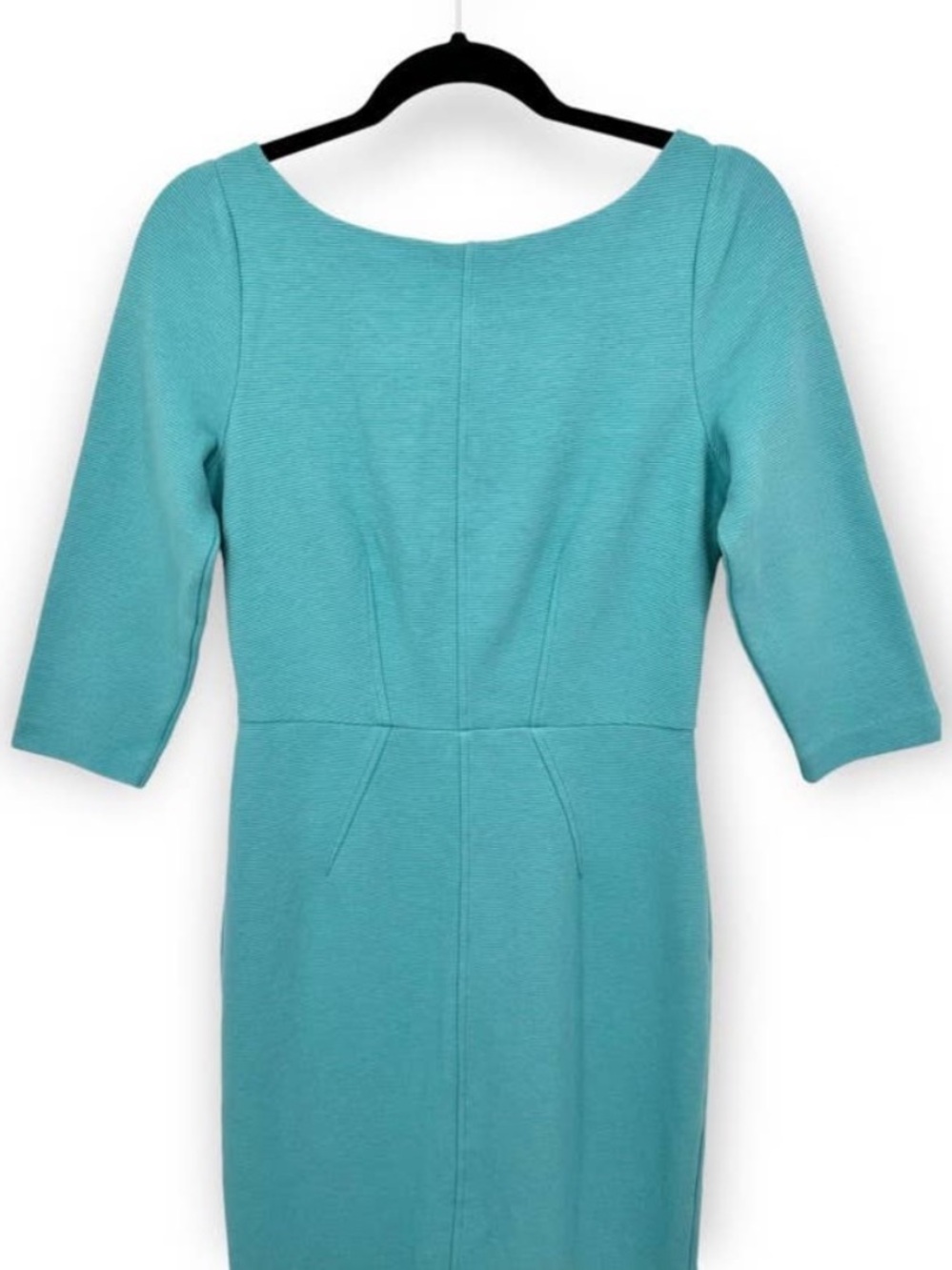 Boden Aurelia Ottoman Sheath Dress Mint Green Blue Size 2 - Picture 4 of 10